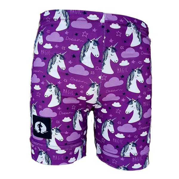 Women's Drawcord Pants-Kids Funky Pants - Unicorn