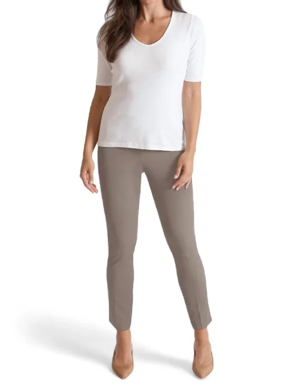 Women's Feminine Pants-Lisa Pant In Stone