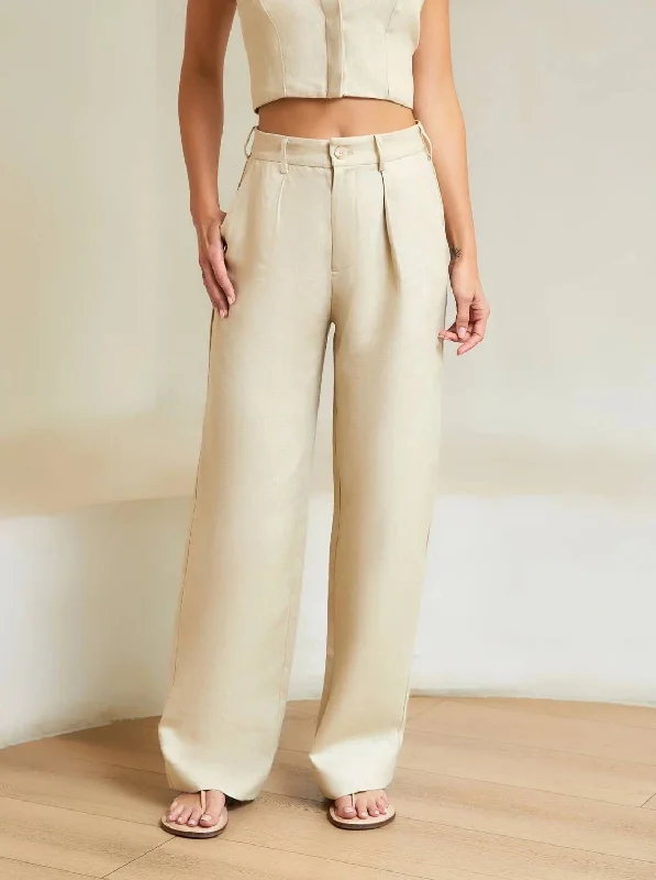 Women's Beach Pants-Lulu Pant In Sand