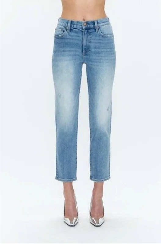 Women's Sailor Pants-Monroe Crop Jeans In Notting Hill Vintage