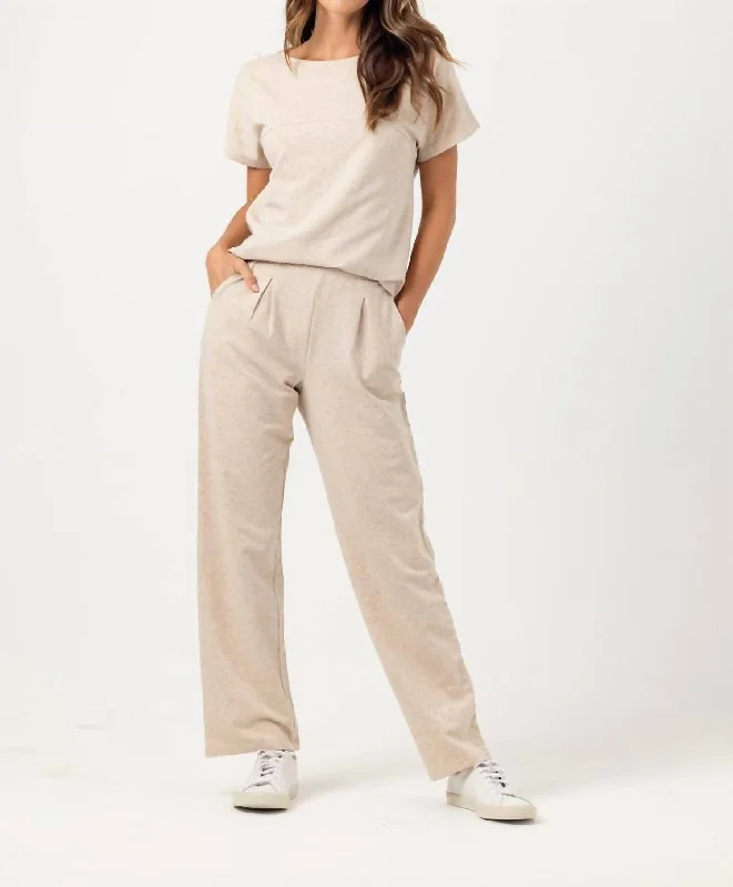 Women's Festival Pants-Pasha Pants In Oatmeal Heather