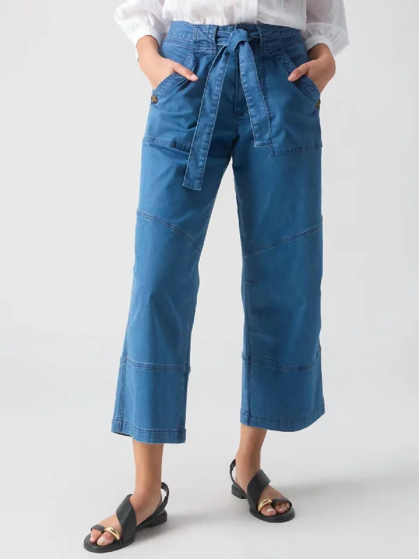 Women's Elastic Cuff Pants-Reissue 90S Sash Pant In Spring Valley