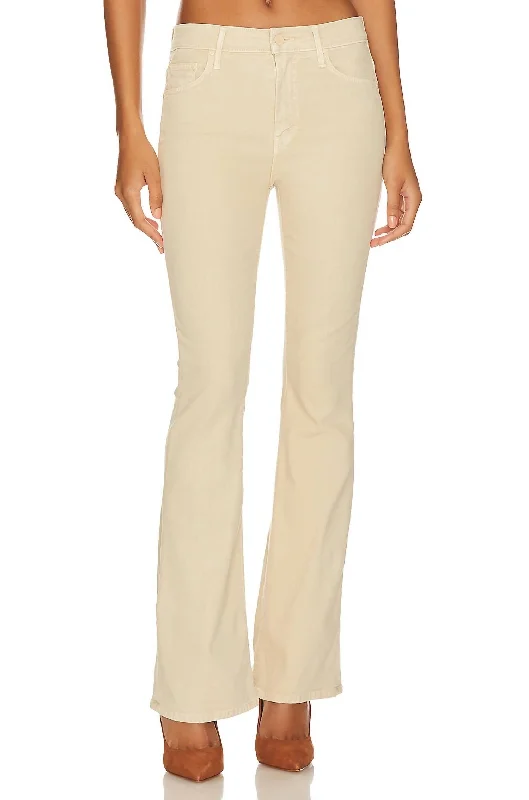 Women's Houndstooth Pants-The Weekender Jean In Marzipan