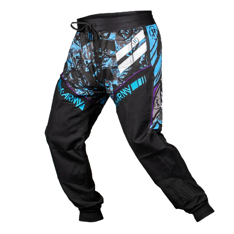 Women's Pinstripe Pants-TRK AIR - Poison - Jogger Pants