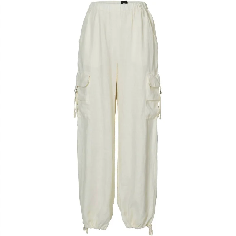 Women's Expedition Pants-Uma Trouser Pants In Creme