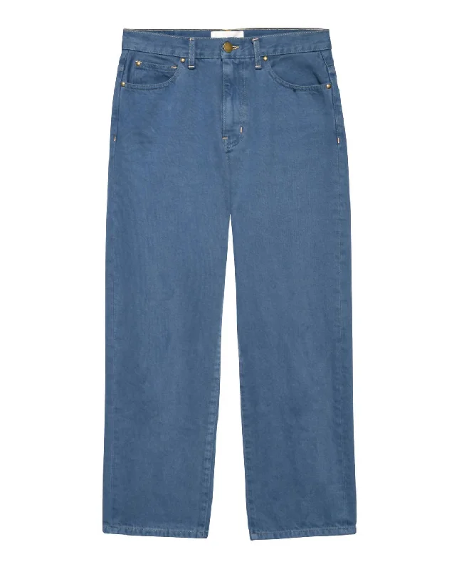 Women's High-Waisted Pants-Women's Billy Jean In French Blue