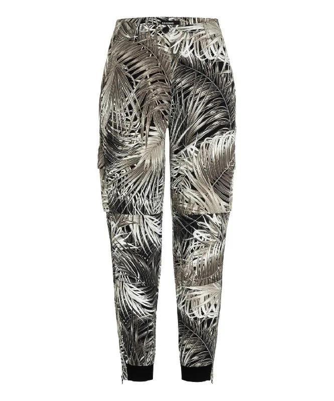 Women's Fashion Pants-Women's Jules Pants In Jungle Leaves