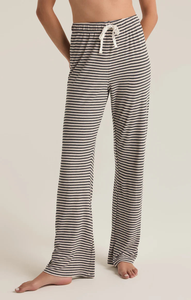 Women's Velvet Pants-Z Supply Lounge Stripe Pant